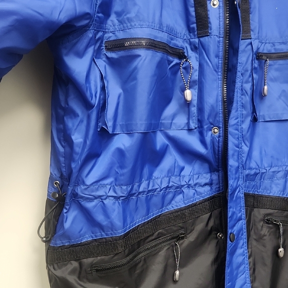 Brooks Blue and Black Ski Jacket with Water-Resistant Material - Picture 2 of 7